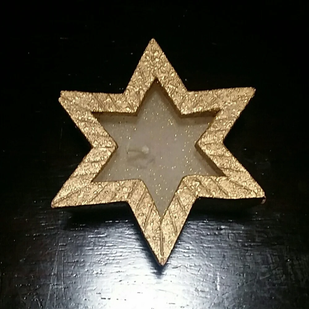 Gold Star Candle Never Burnt